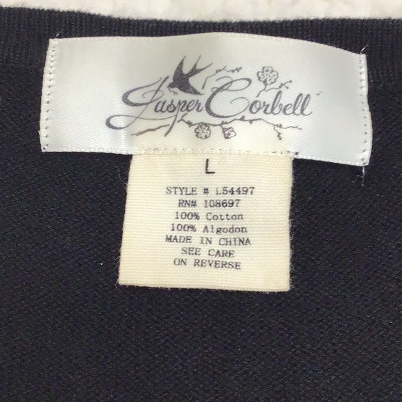 BLACK & LACE CARDIGAN L ❤️$$ DROP❤️ - Picture 5 of 6